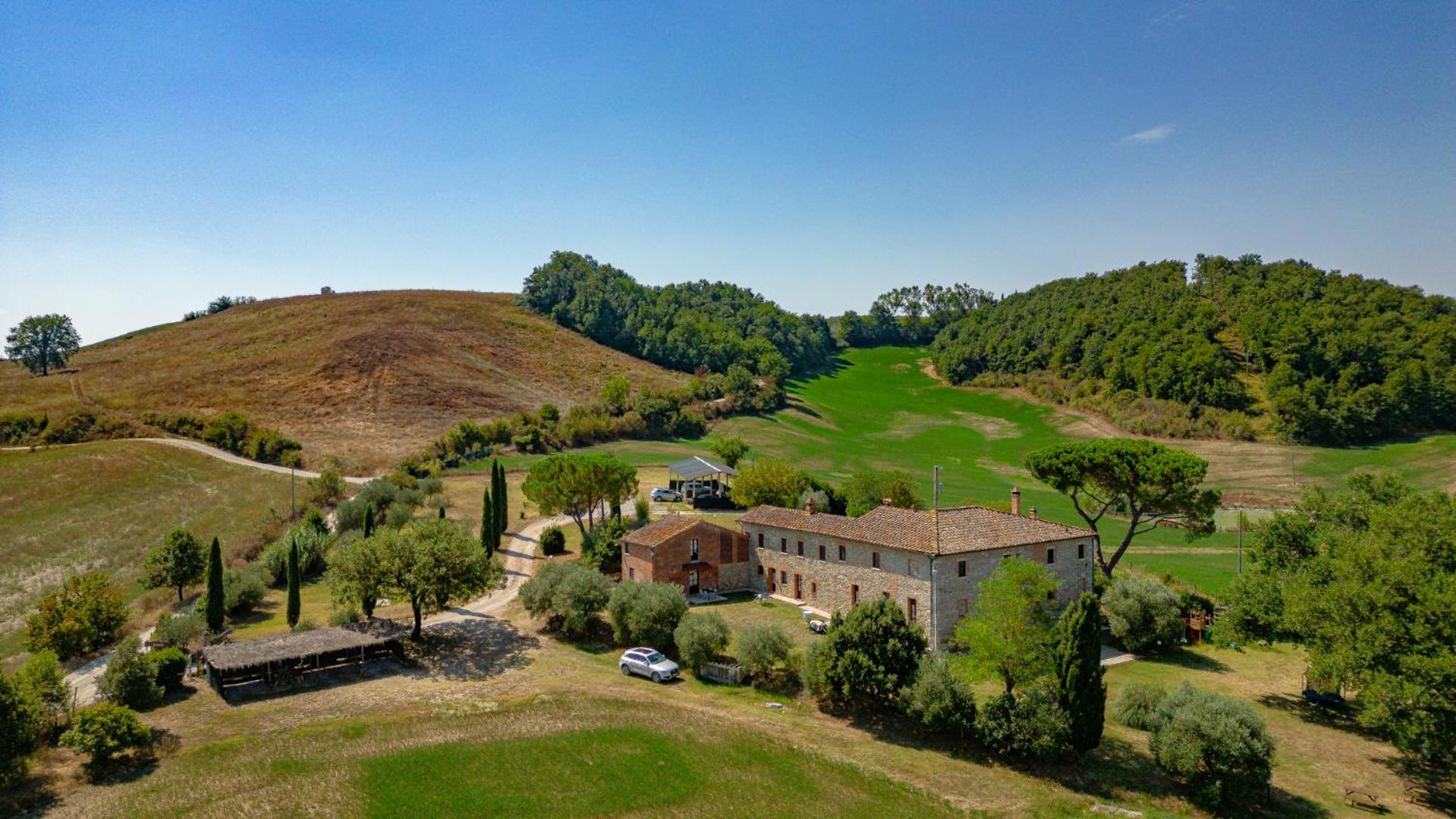 Ulivo-Chianti Charming Flat With Private Parking! Apartment Asciano Exterior photo