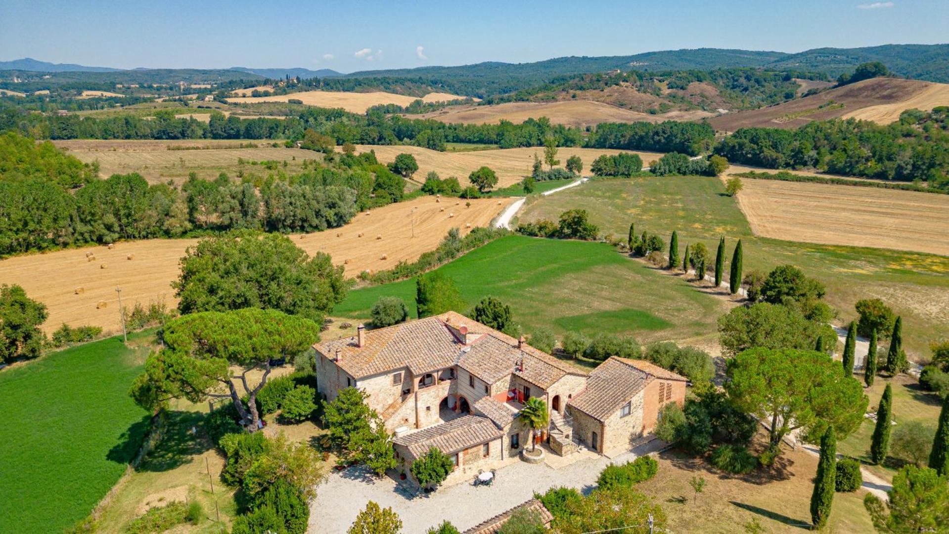 Ulivo-Chianti Charming Flat With Private Parking! Apartment Asciano Exterior photo