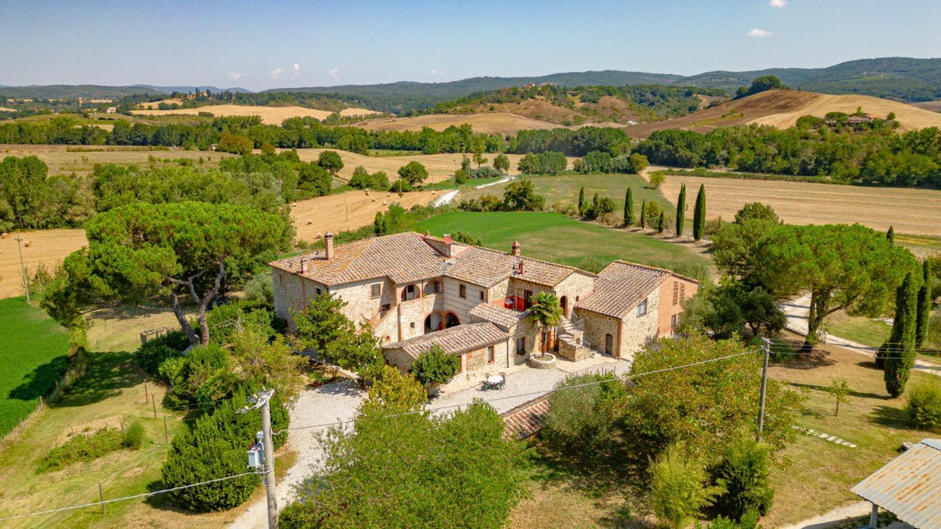 Ulivo-Chianti Charming Flat With Private Parking! Apartment Asciano Exterior photo